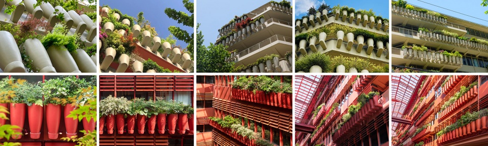 landscape architectural and living facade design for the roof by aspect studios