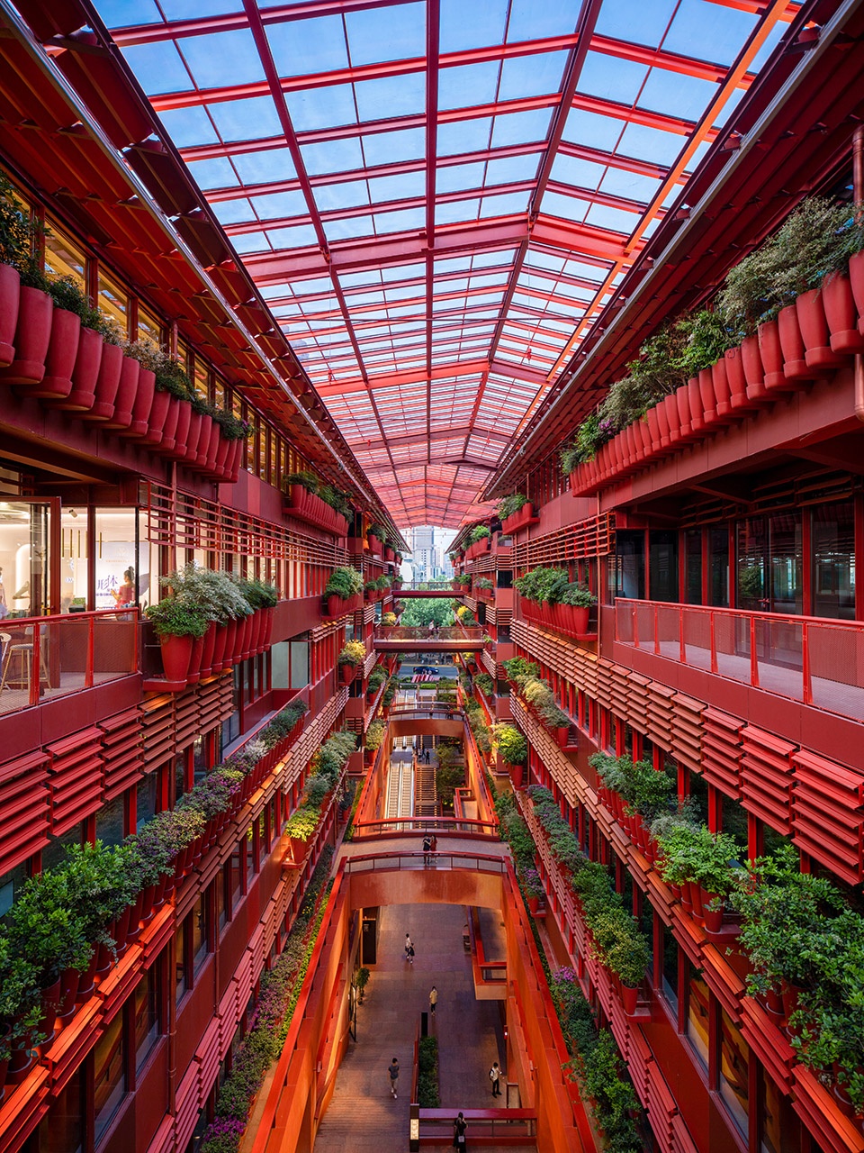 landscape architectural and living facade design for the roof by aspect studios