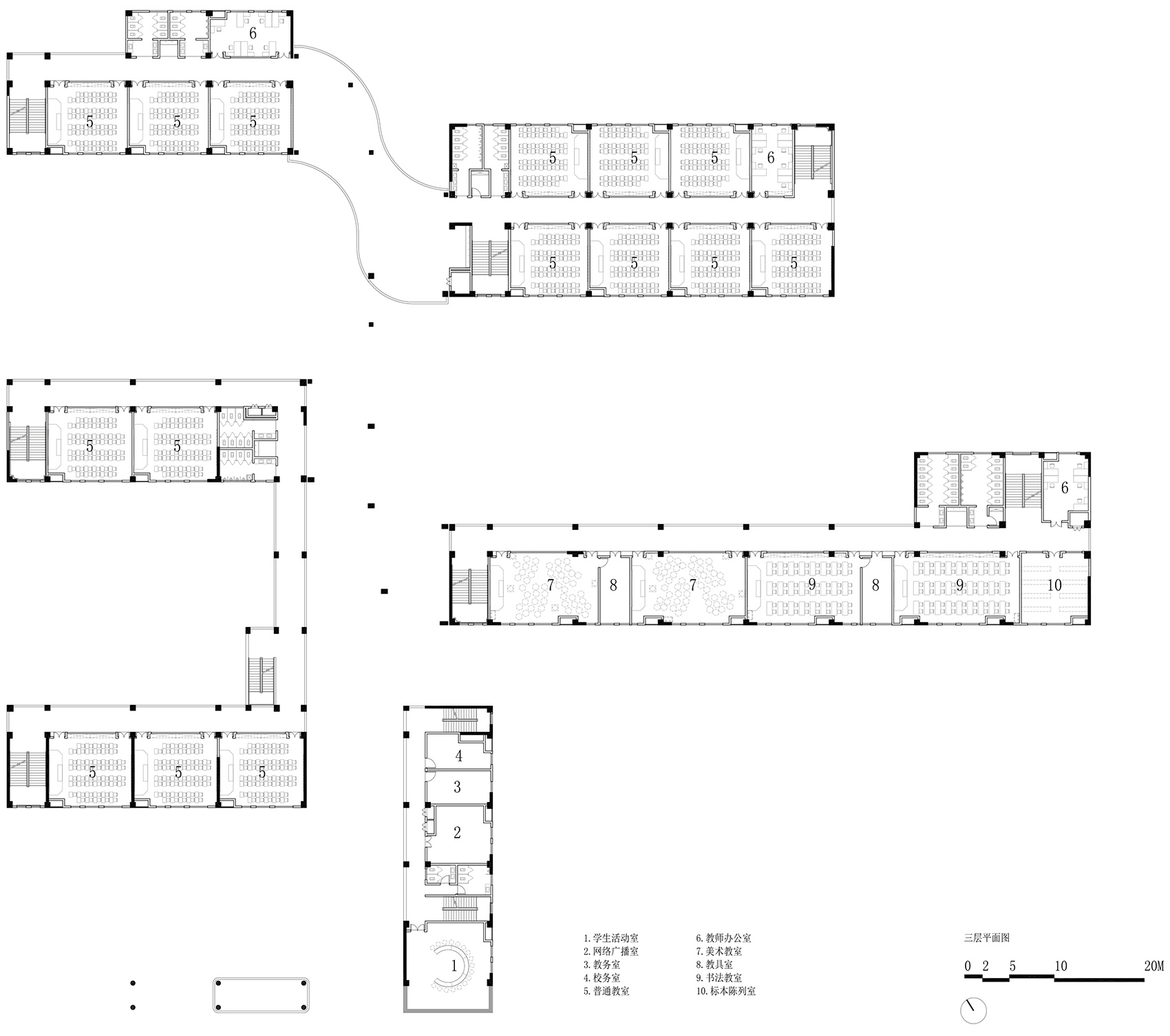 nanshan wufutang foreign language school china by describing architecture studio