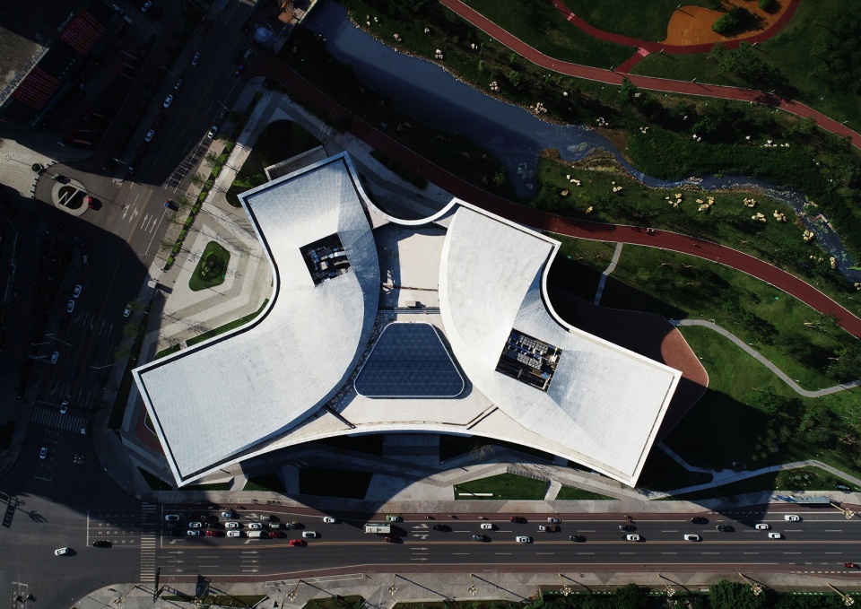 Yibin science and Technology Museum China by TJAD