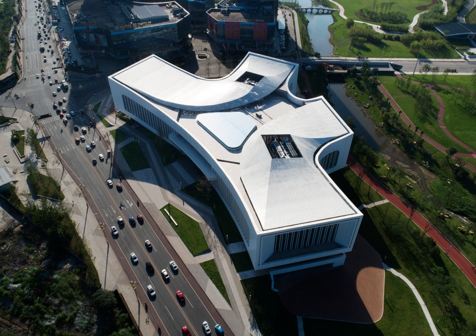 Yibin science and Technology Museum China by TJAD