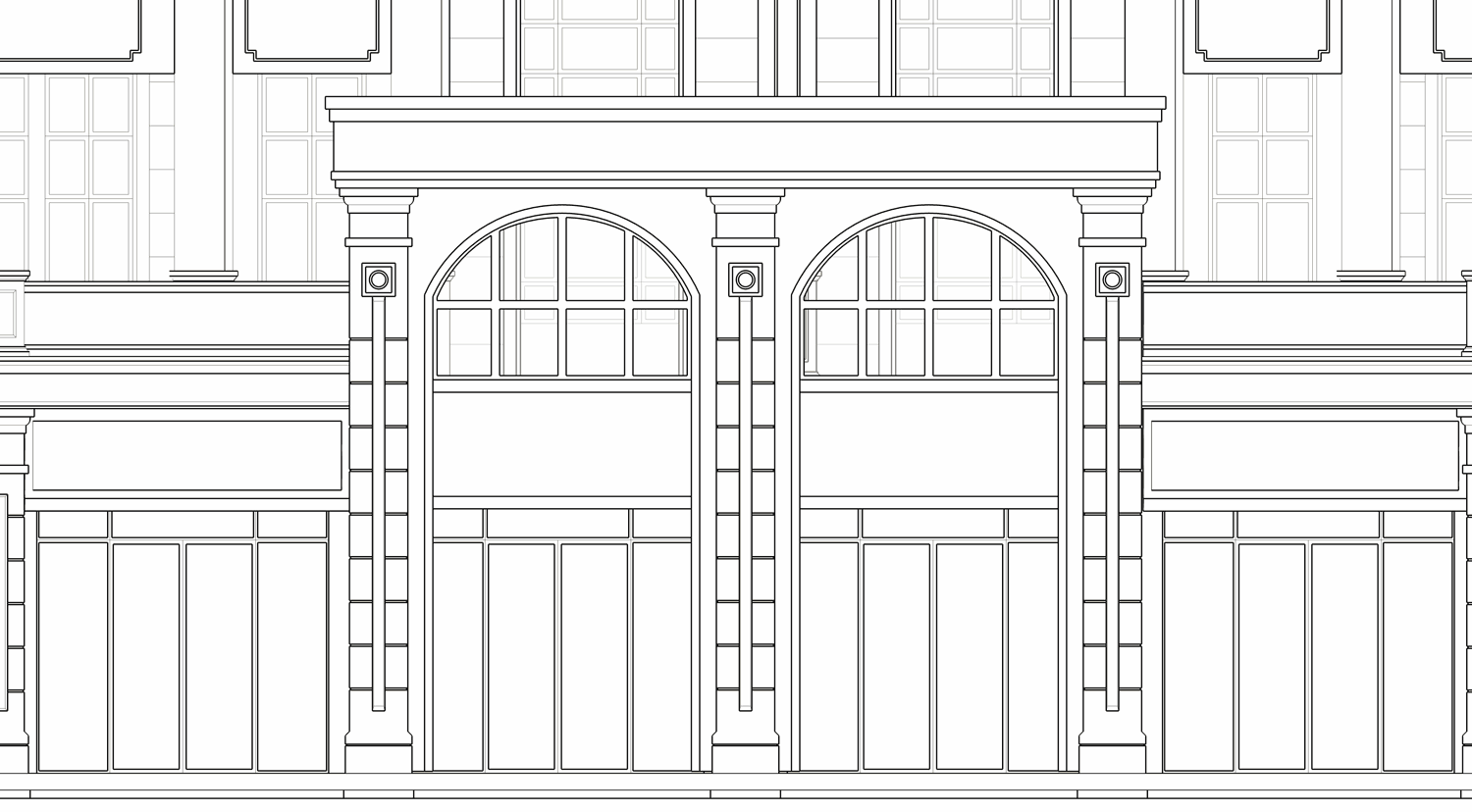 modern life community commercial street china by funconn design