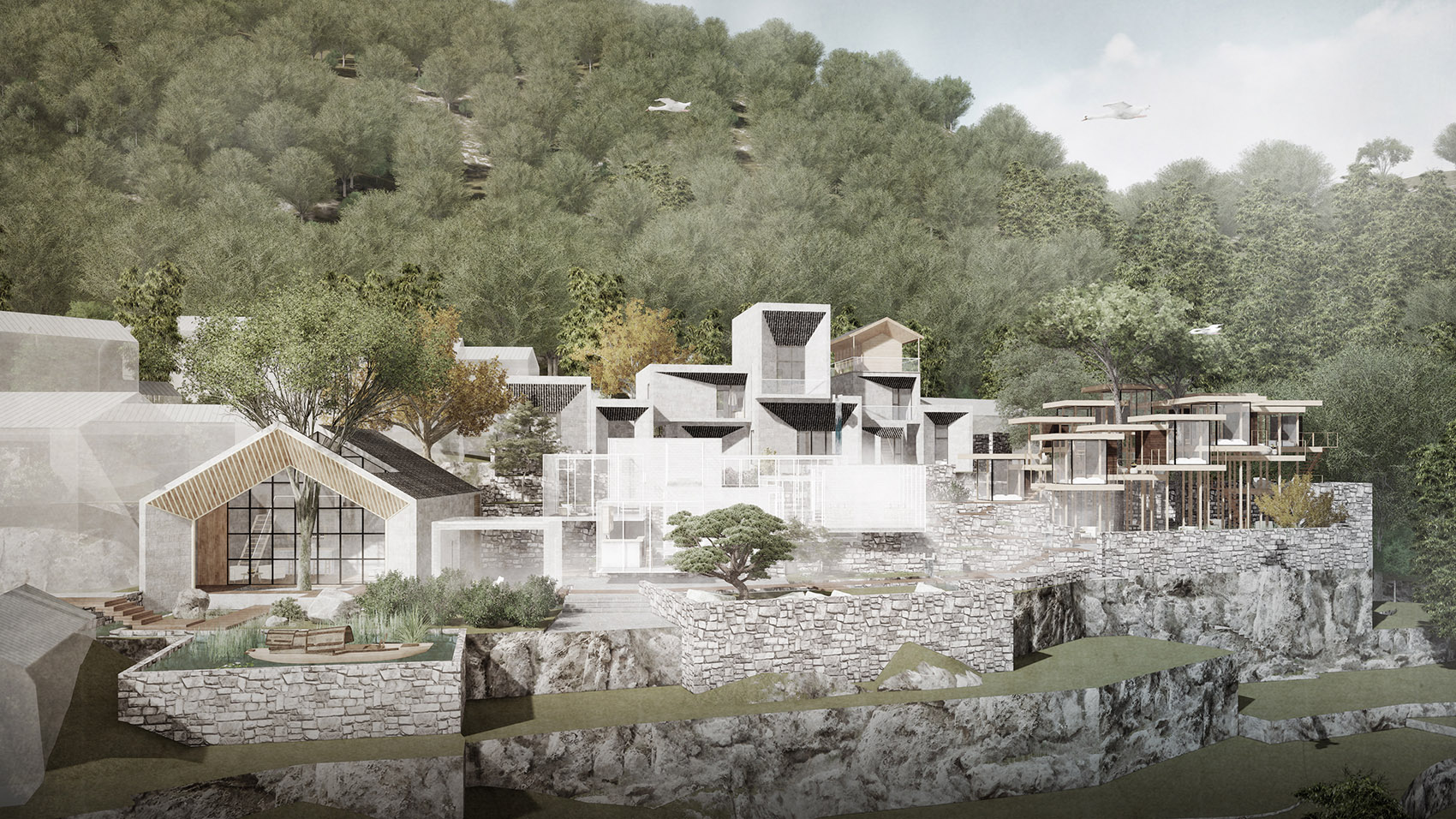 stream house china by atelier lai