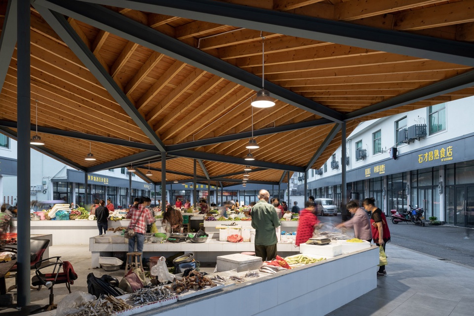 the renovation of the xiafu village farmers market china by bengo studio