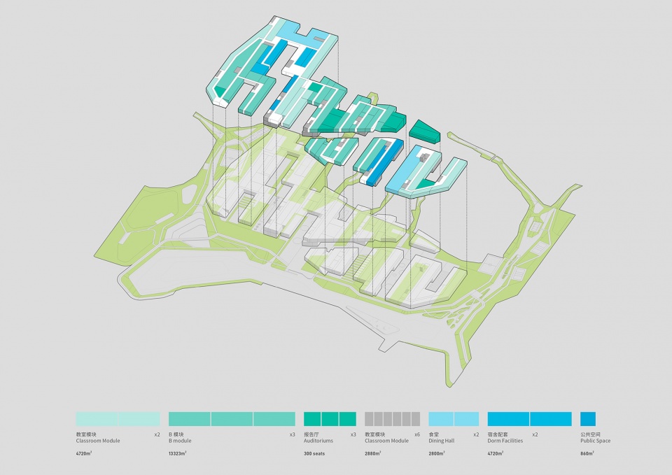 shenzhen institute of advanced technology campus design by remix studio