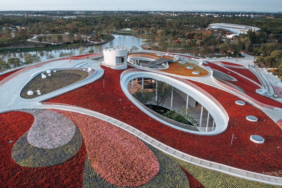 century pavilion for 10th china flower expo china by arcplus eastern china architectural design research institute