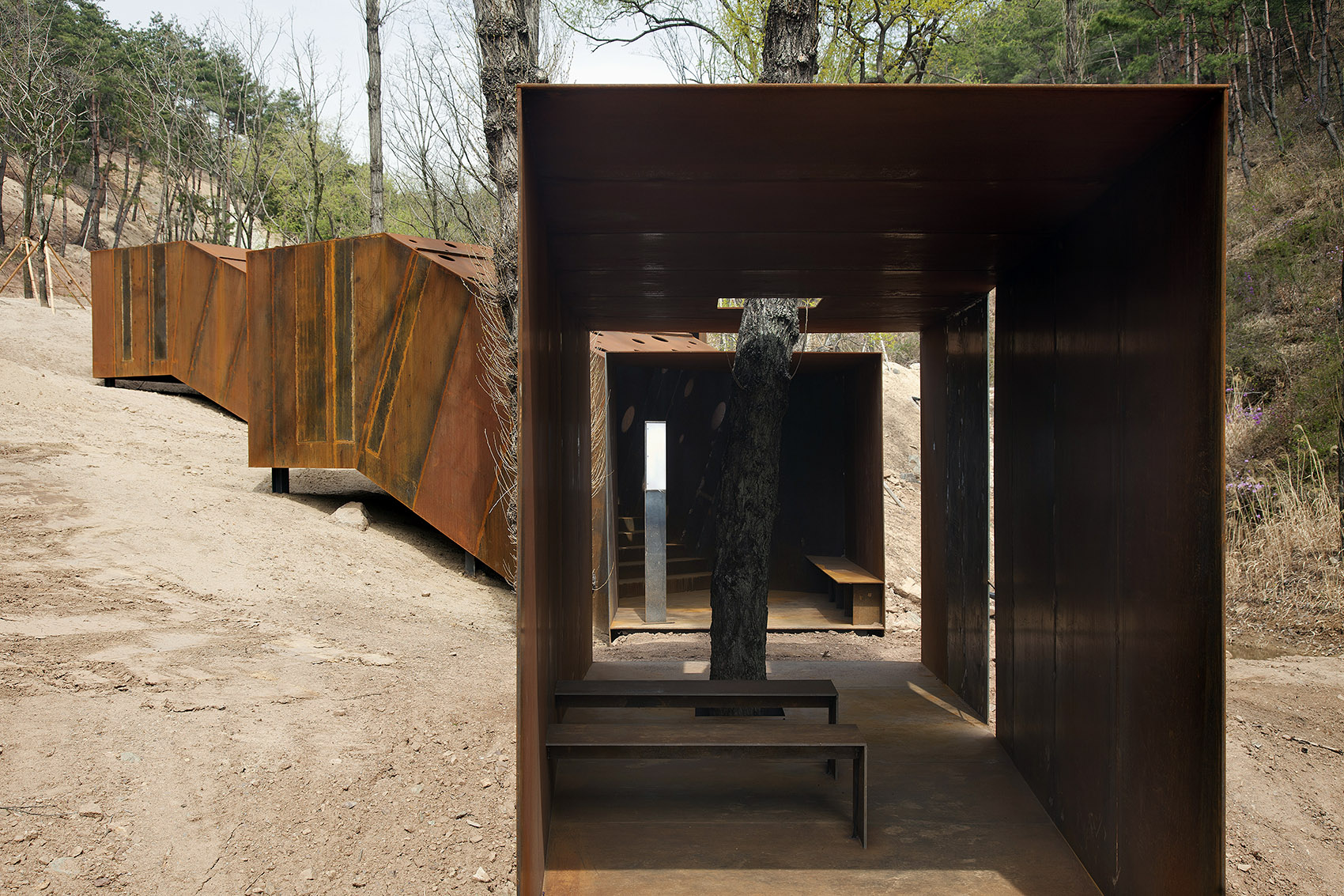 bugye arboretum sayuwon wasa by iroje architects planners