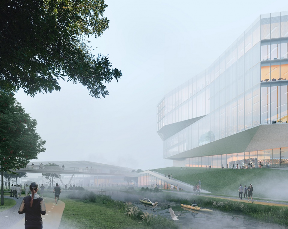 shenzhen institute of advanced technology campus design by remix studio