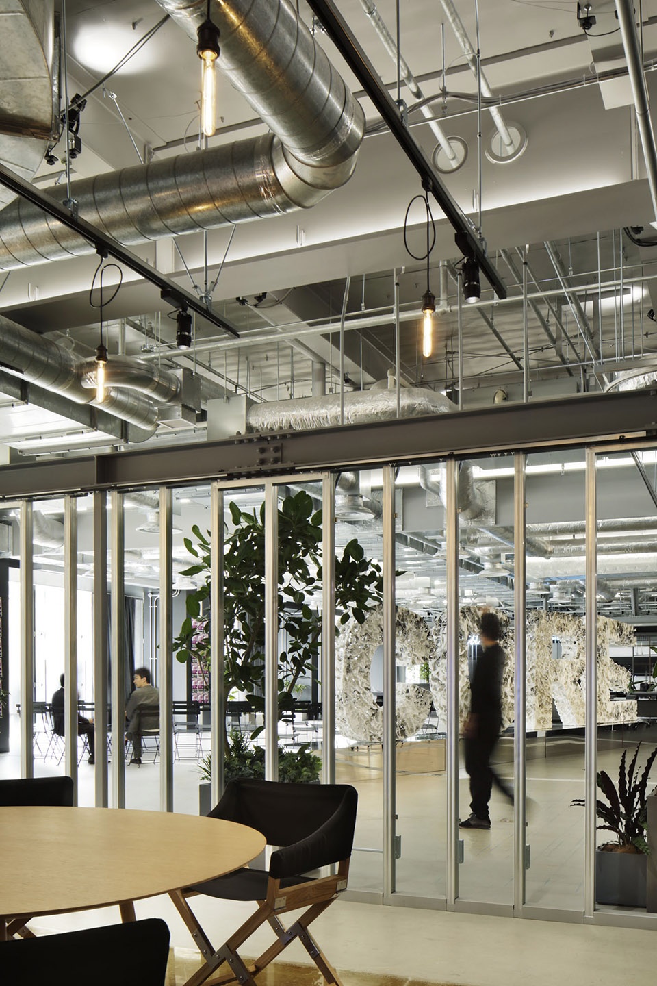 design of the innovation center in the new experiment building at ihis yokohama office by nikken sekkei