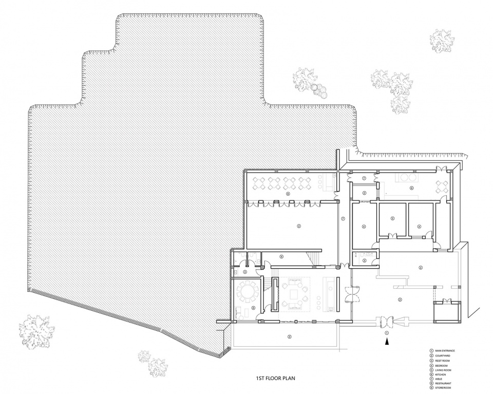 Cloudy Courtyard China by One Take Architects