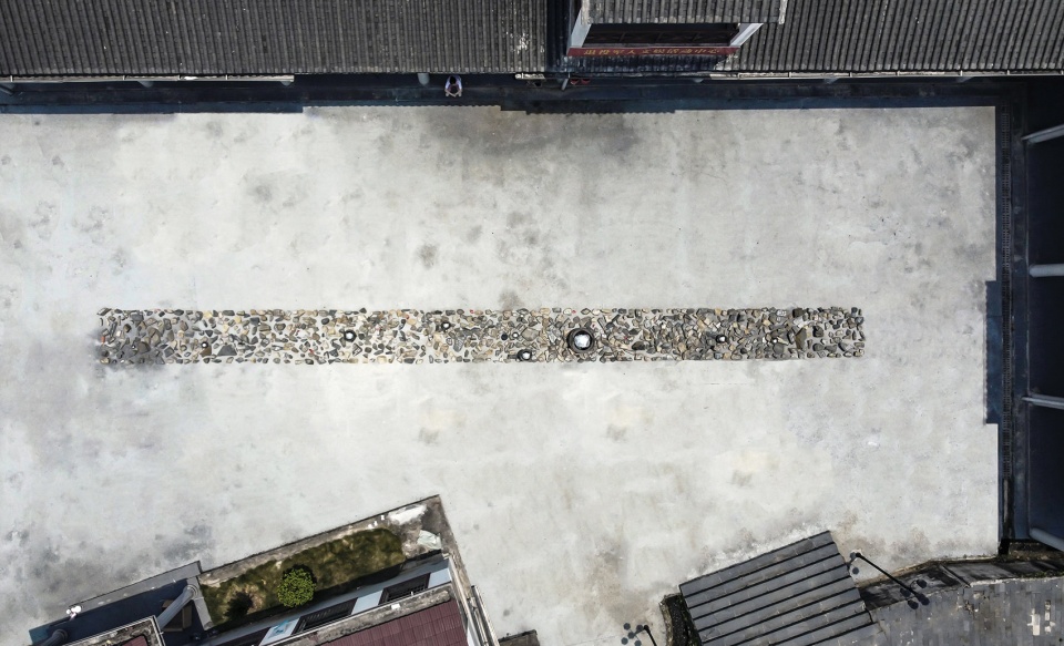 public art project every drop of power can converges into a river china by y shuo studio