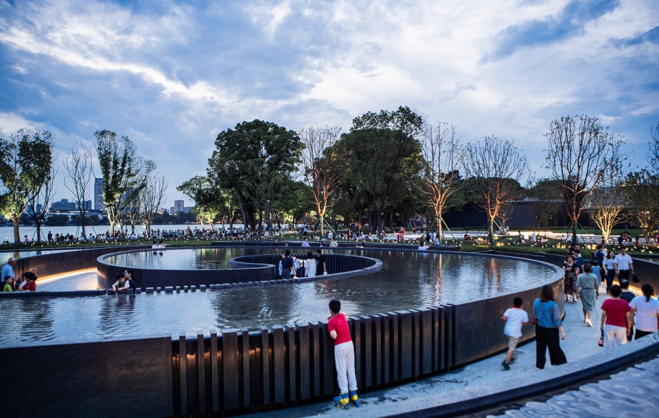 jiaxing nanhu place china by percent landscape design studio