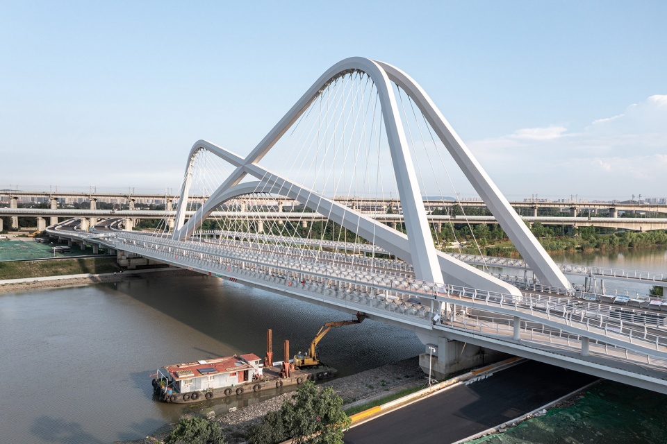 Nanjing Qinhuai Bay Bridge China by AND Office NAN Architects