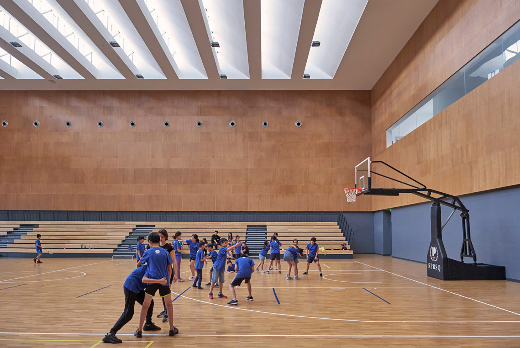Shanghai Qingpu Pinghe Sports Center China by OPEN Architecture