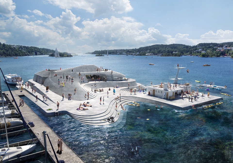 snohetta revives traditional harbor bath knubben