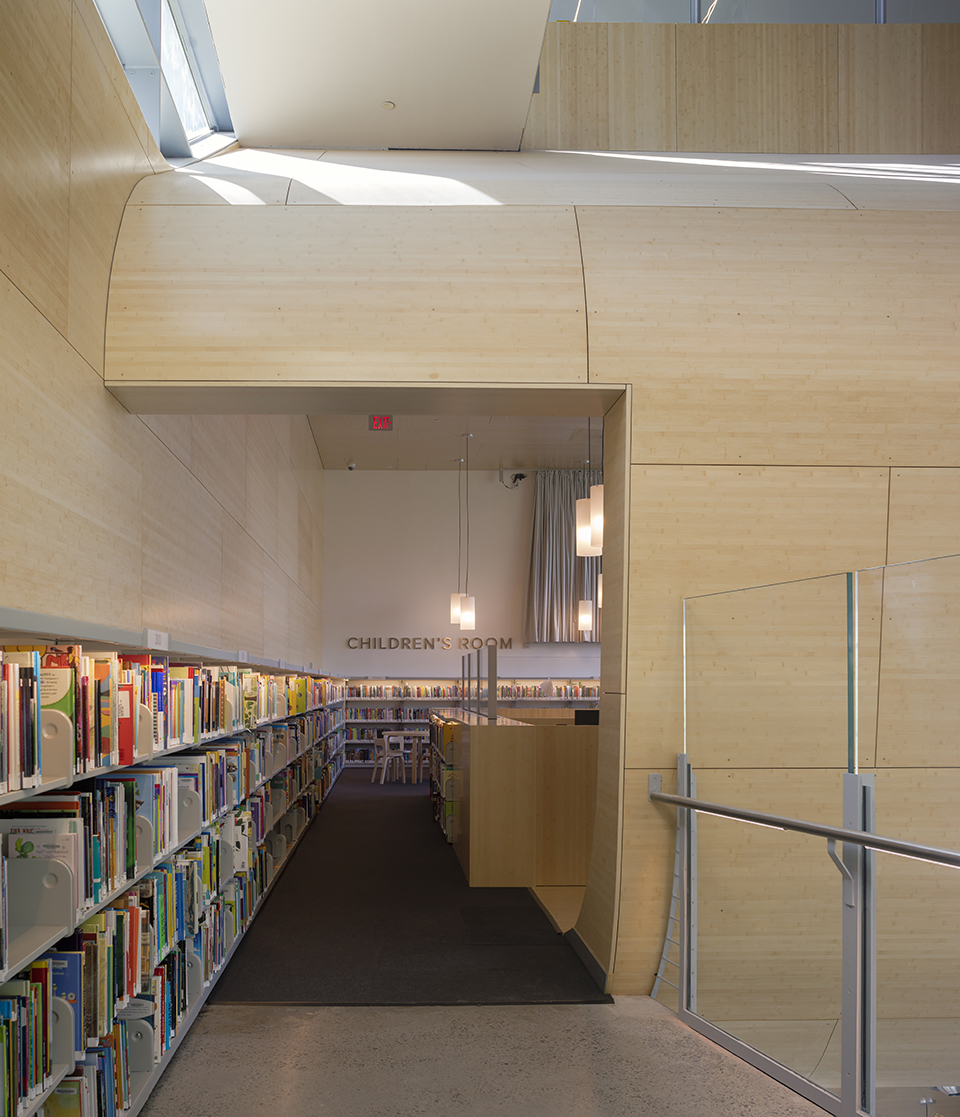 hunters point library queens by steven holl architects