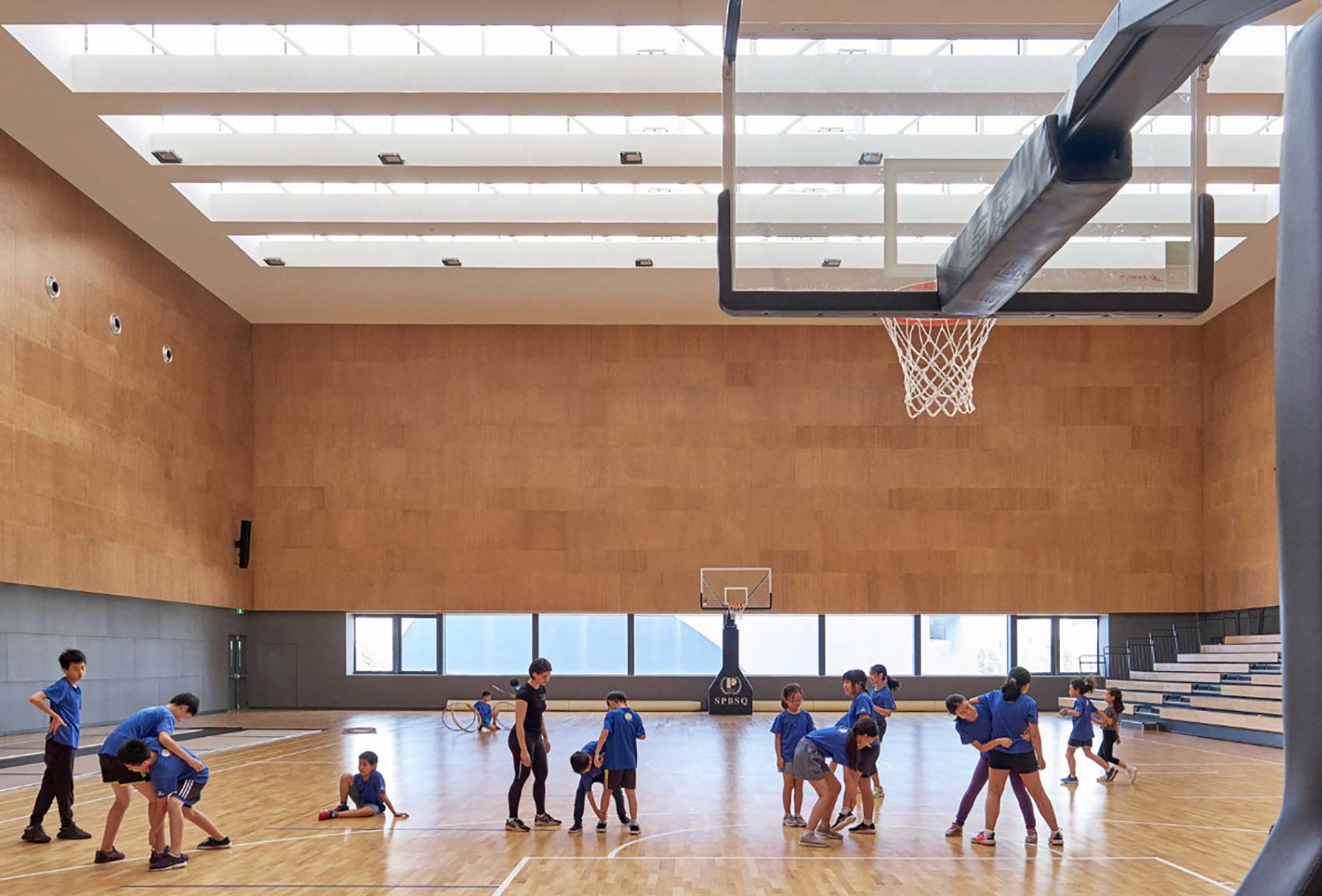 Shanghai Qingpu Pinghe Sports Center China by OPEN Architecture