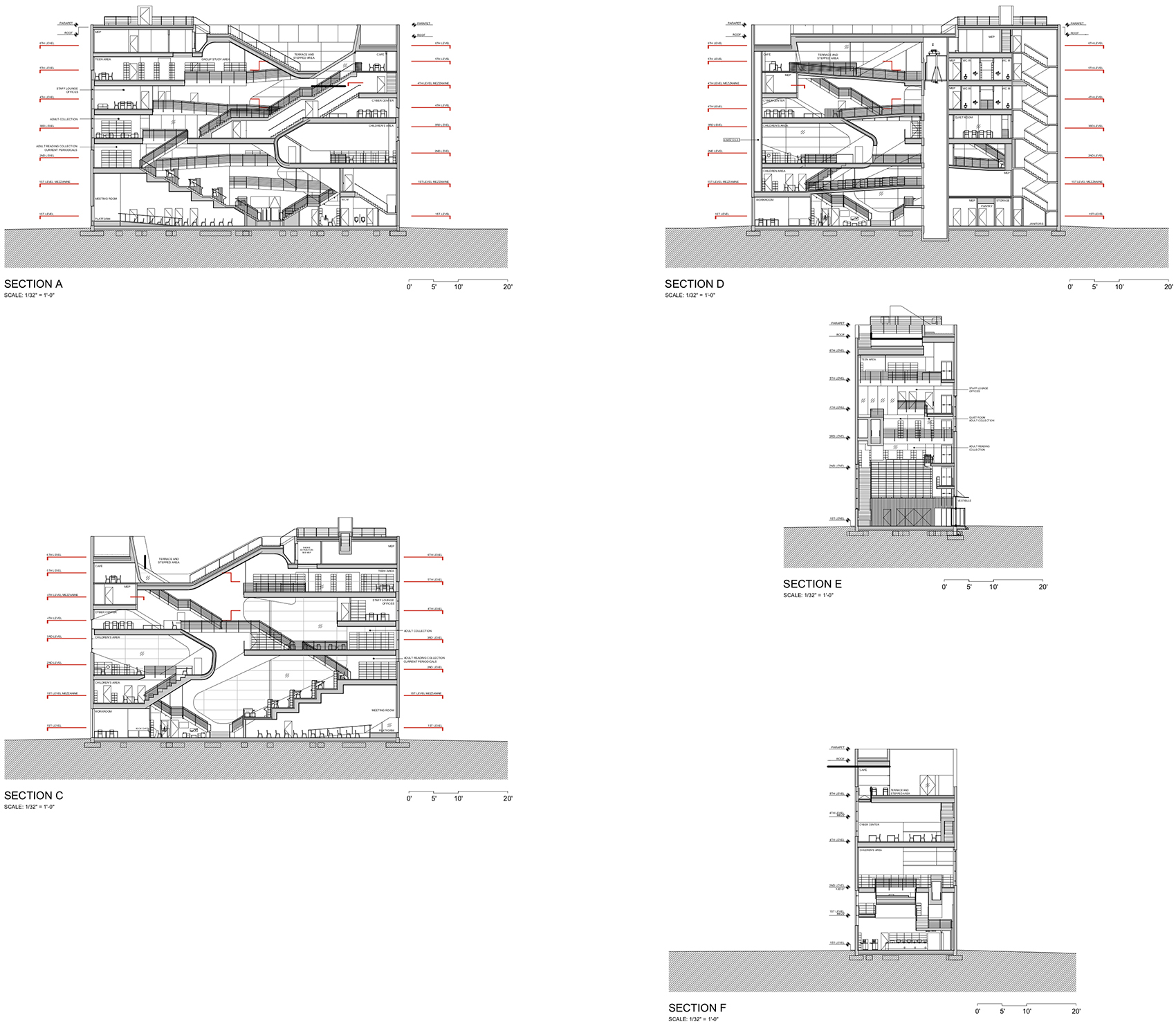hunters point library queens by steven holl architects