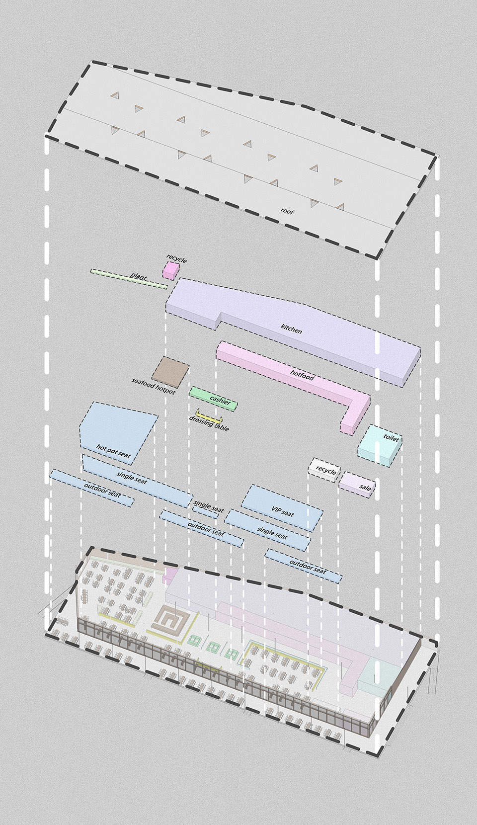 aranya cafeteria 4 china by y space verse design