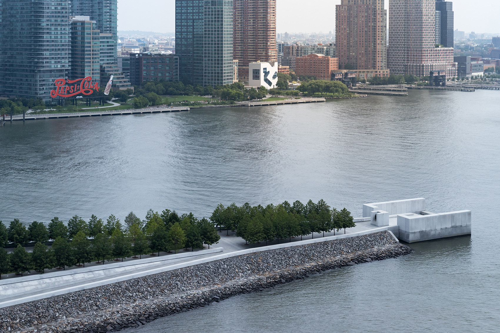 hunters point library queens by steven holl architects