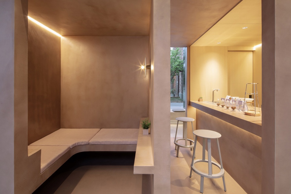 1402 coffee shop in aranya china by b l u e architecture studio