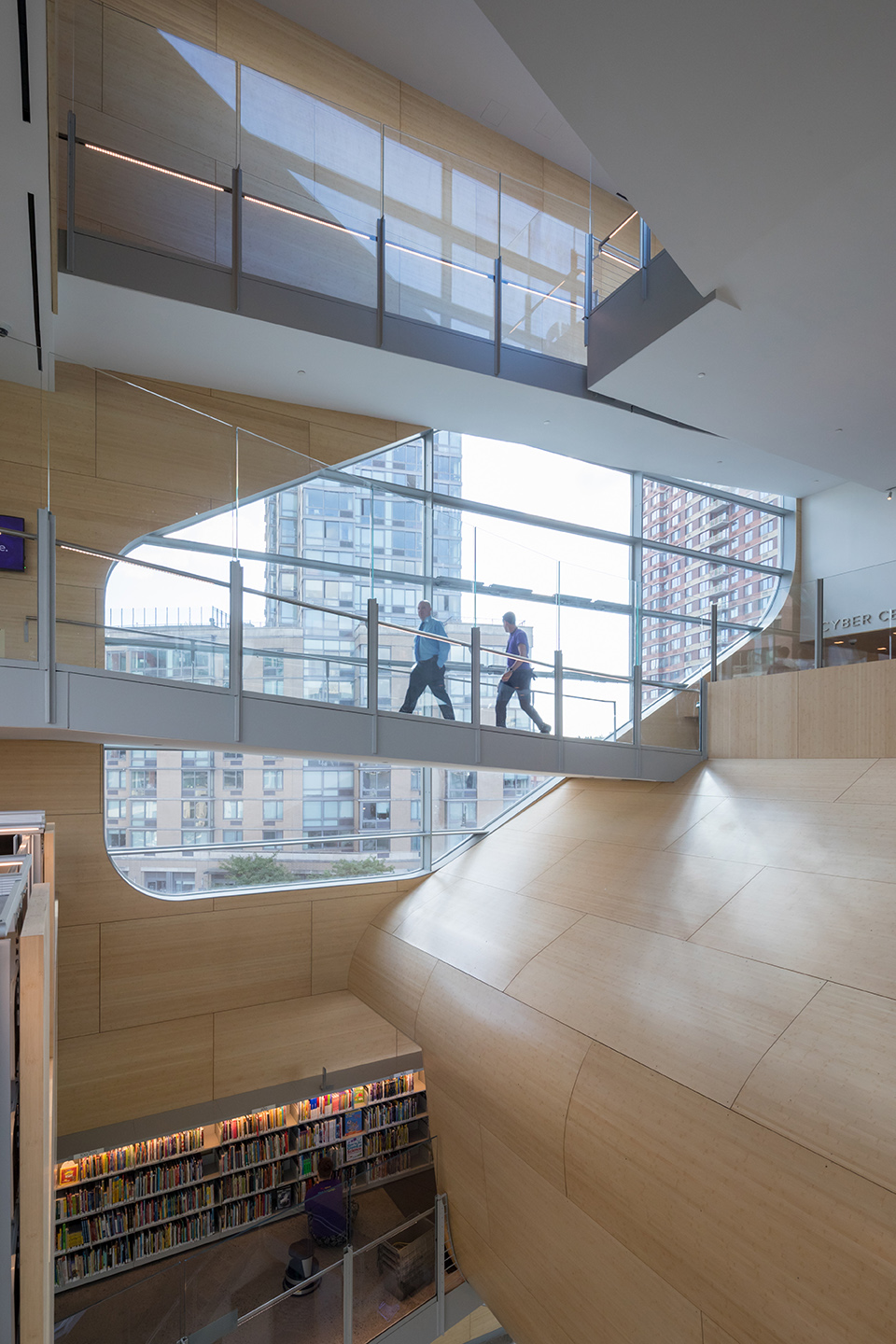 hunters point library queens by steven holl architects