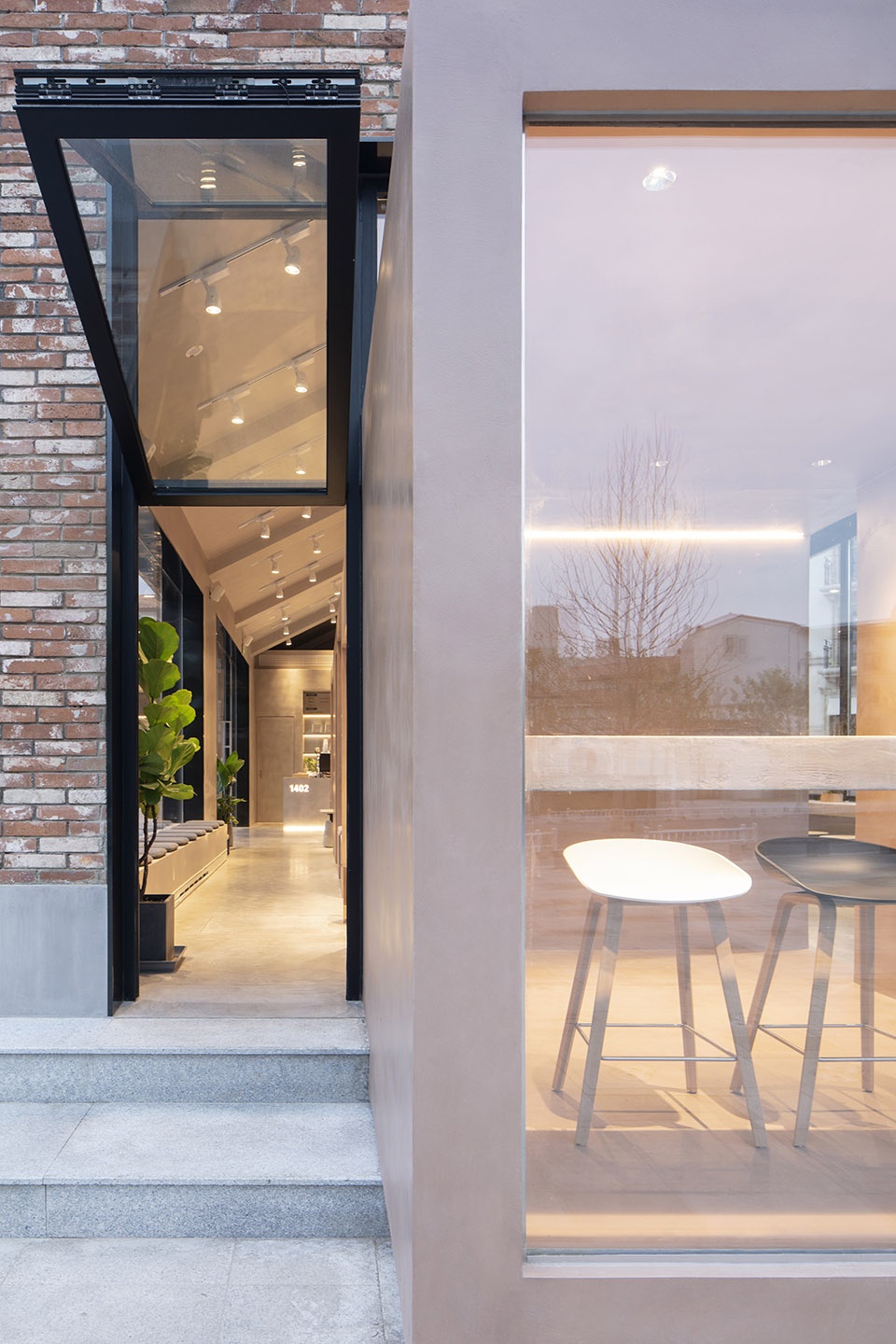 1402 coffee shop in aranya china by b l u e architecture studio