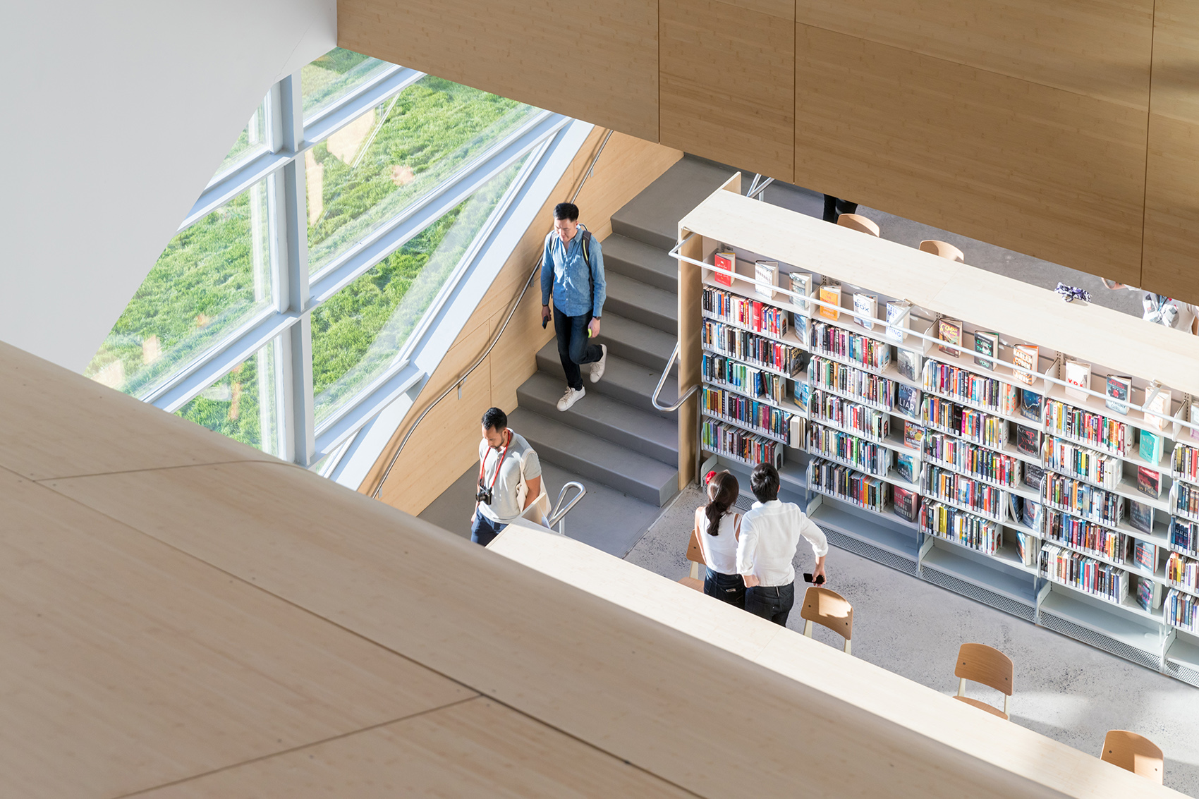 hunters point library queens by steven holl architects