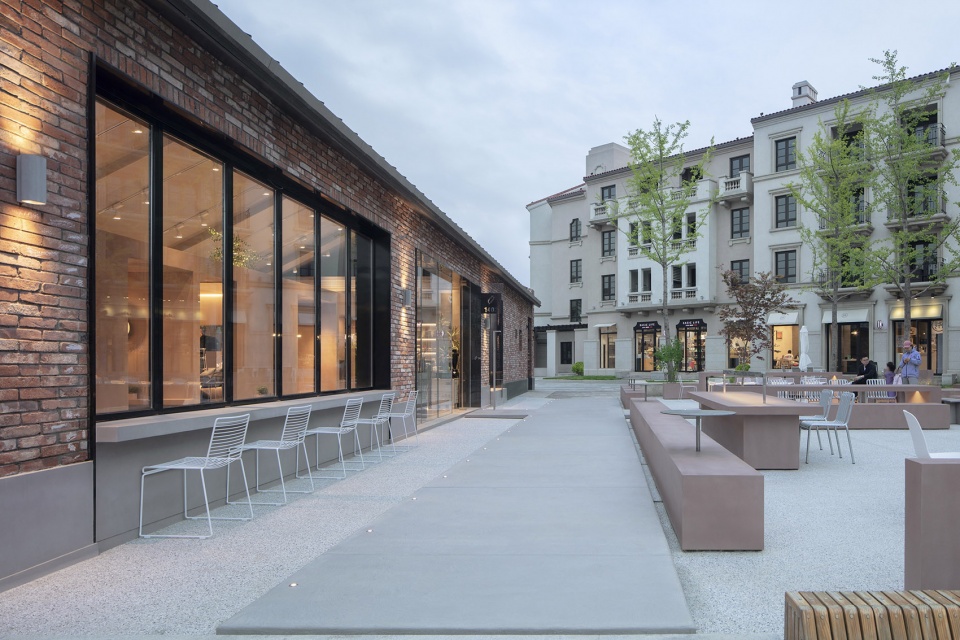 1402 coffee shop in aranya china by b l u e architecture studio