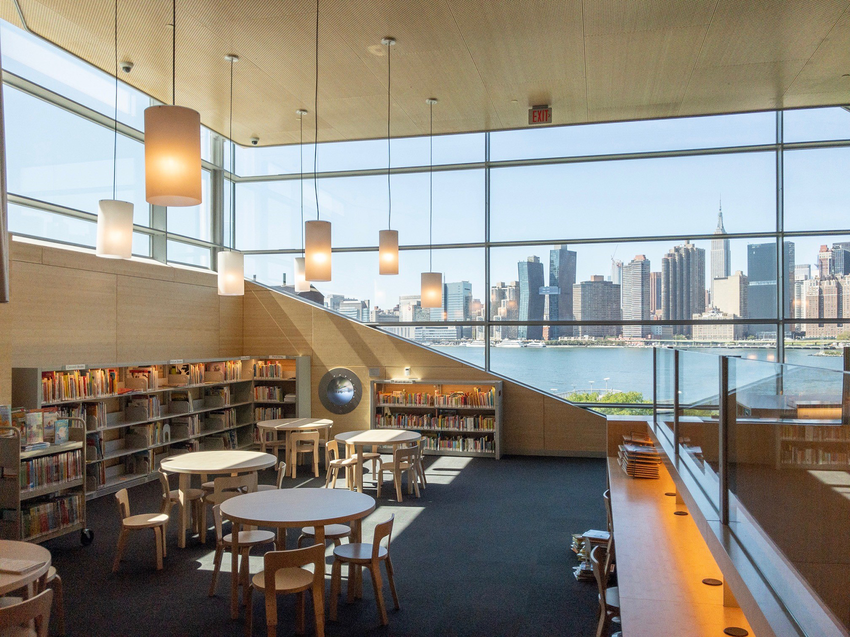 hunters point library queens by steven holl architects