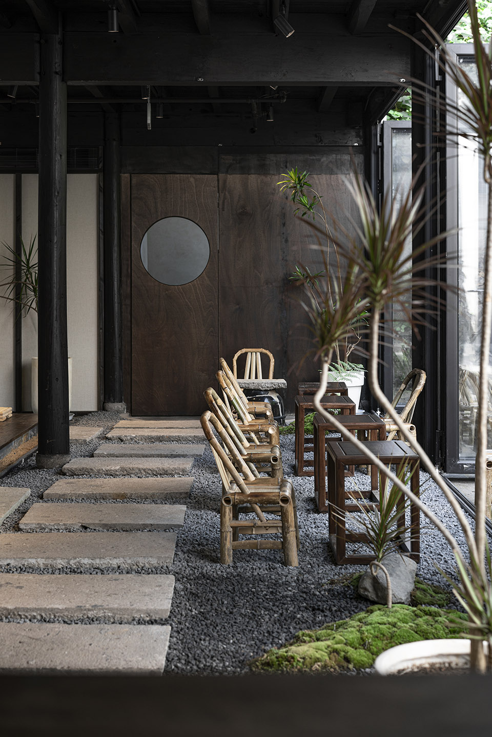 metal hands coffee renovation china by daga architects