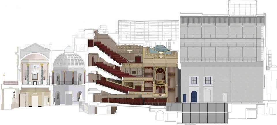 theatre royal drury lane by haworth tompkins