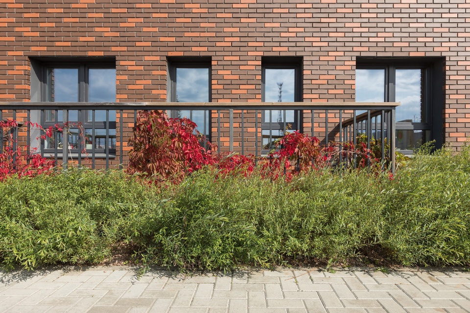 Public park and courtyards in Sukhodolsky quarter by Brusnika