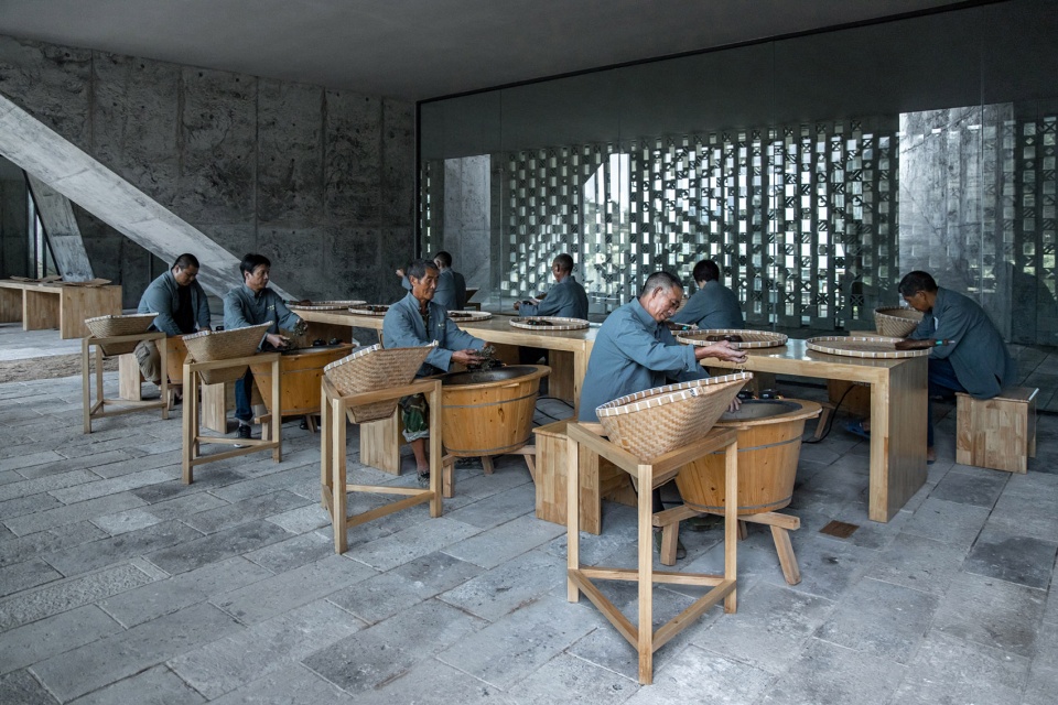 huiming tea space china by xu tiantian dna design and architecture