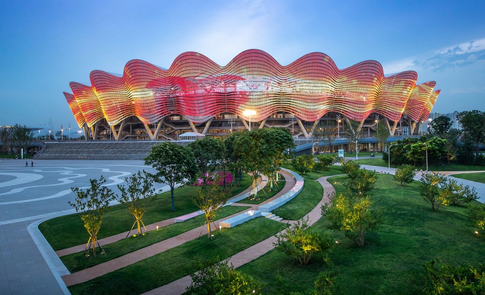 Landscape of Xi’an Olympic Sports Center ADEA
