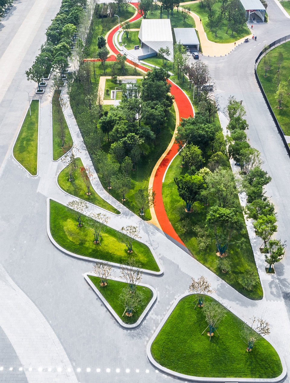 Landscape of Xi’an Olympic Sports Center ADEA