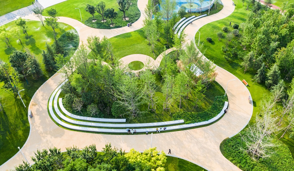 Landscape of Xi’an Olympic Sports Center ADEA