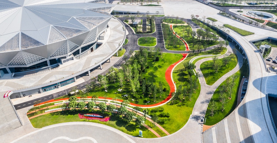 Landscape of Xi’an Olympic Sports Center ADEA