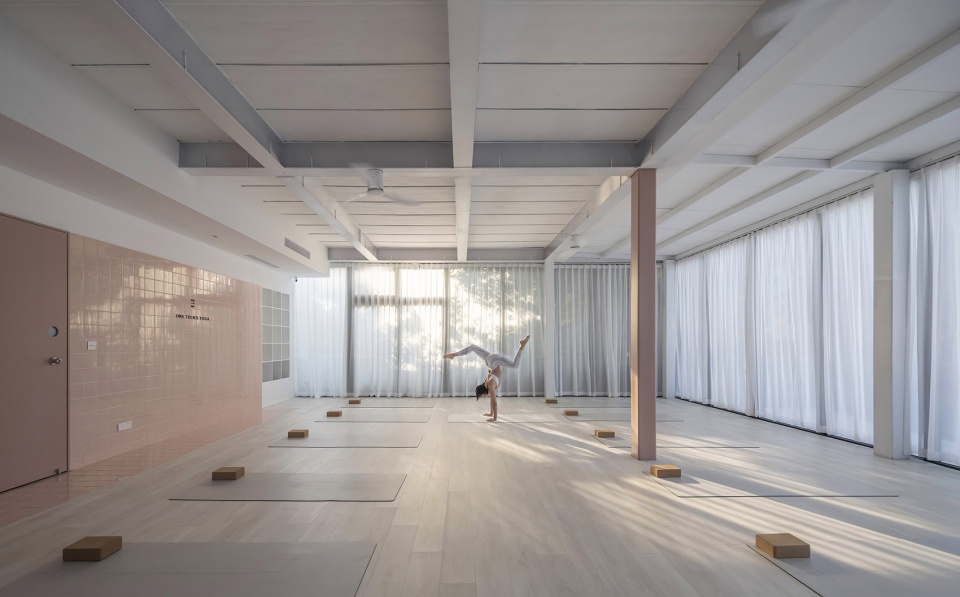 one third yoga yoga art center china by boundary space design