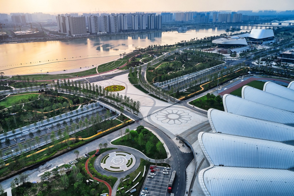Landscape of Xi’an Olympic Sports Center ADEA