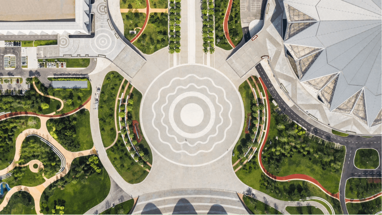 Landscape of Xi’an Olympic Sports Center ADEA