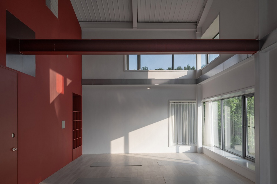 one third yoga yoga art center china by boundary space design