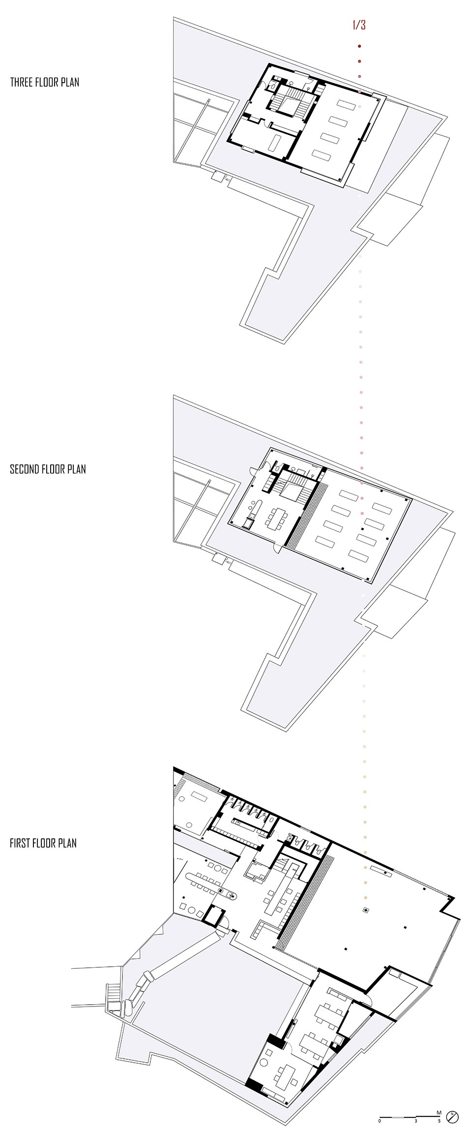 one third yoga yoga art center china by boundary space design