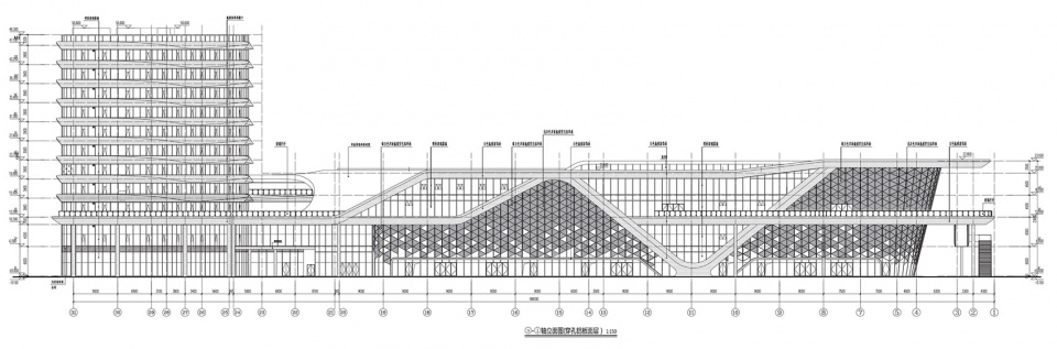 lukou airport new town comprehensive cultural center china by seu archua group