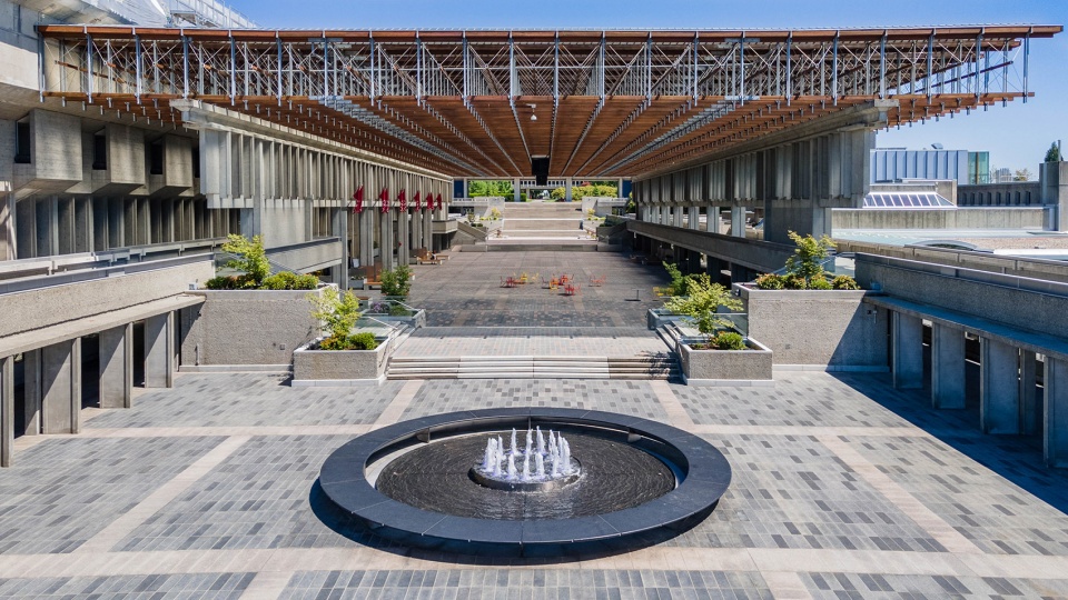 sfu burnaby plaza renewal canada by public