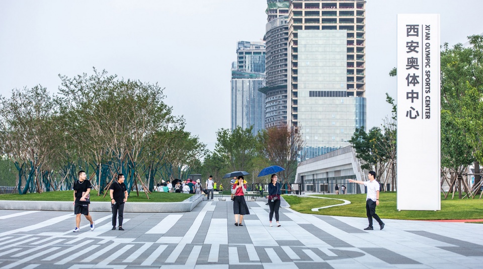 Landscape of Xi’an Olympic Sports Center ADEA