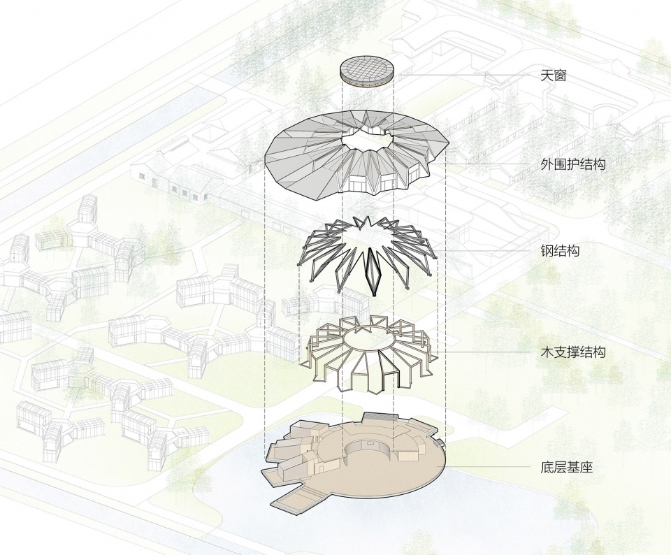 dongfeng parlor water exhibition center china by tjad original design studio