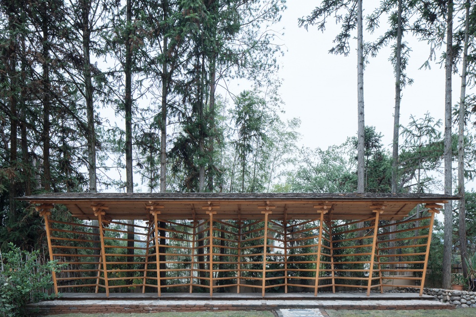 hehe tea pavilion china by zsyz studio