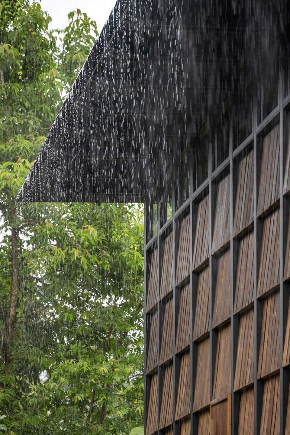 Wood and Mountain–Cabin of human by Sher Maker