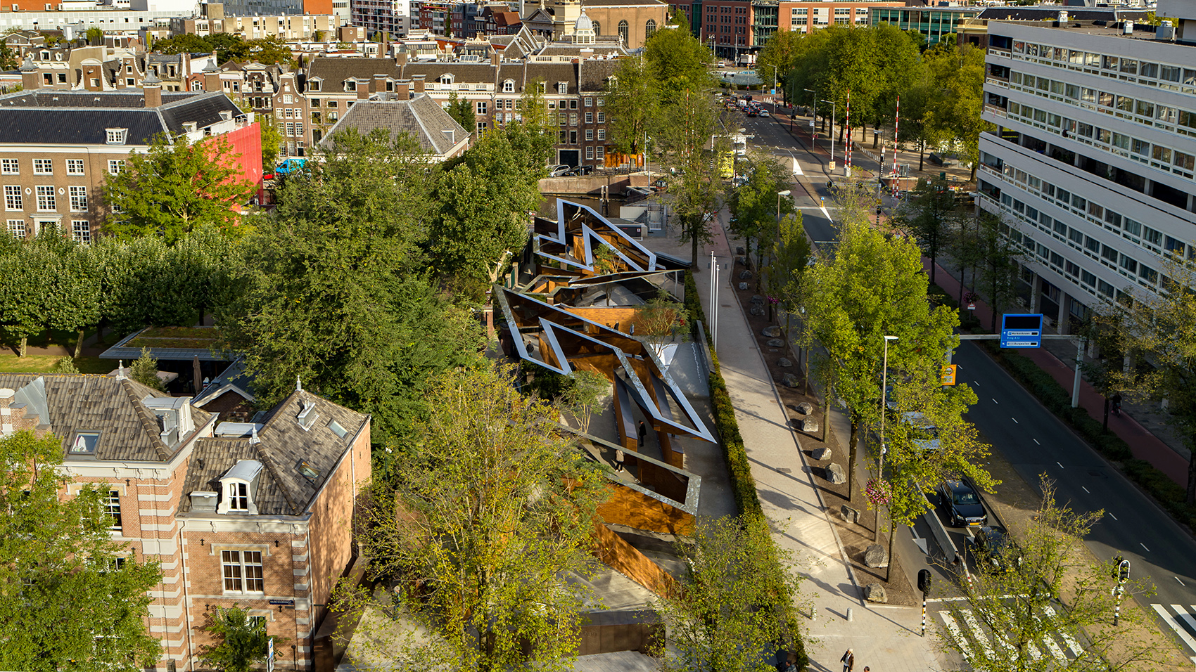 national holocaust names memorial by studio libeskind